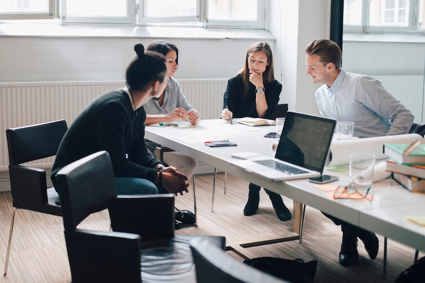 Generic image of team meeting